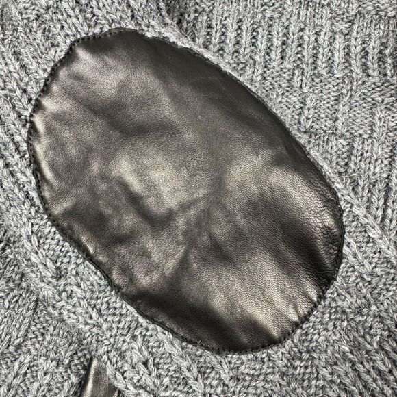 Juicy Couture Maya Hoodie NWT Rare Knit Wool Alpaca Charcoal VTG Sz L Y2K 2000s - Picture 6 of 15